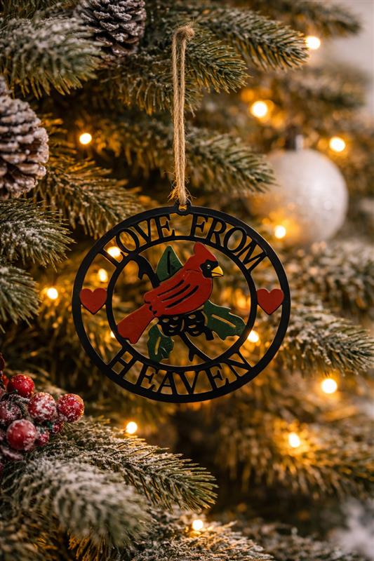 Believe Cardinal Ornament