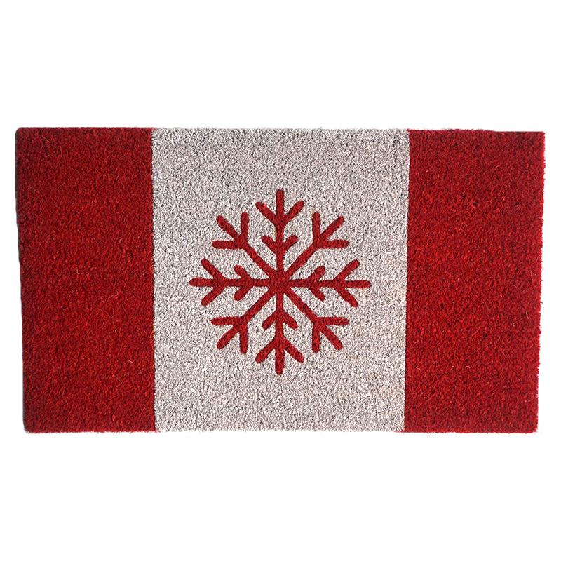 Canada Snowflake Doormat