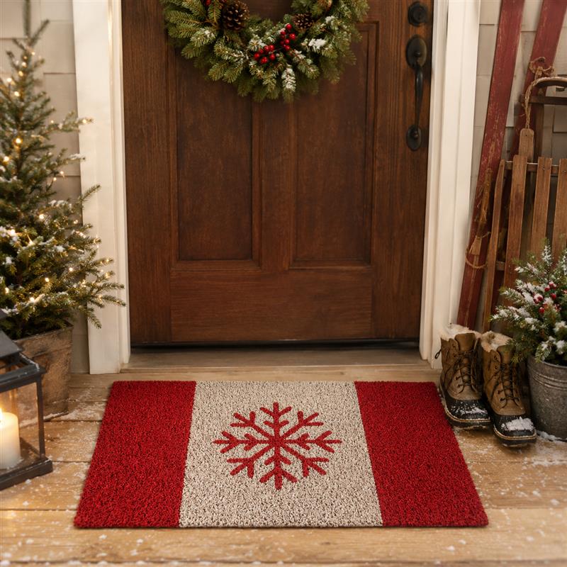 Canada Snowflake Doormat