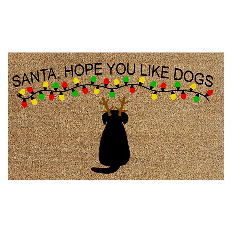 Santa Like Dogs DoorMat
