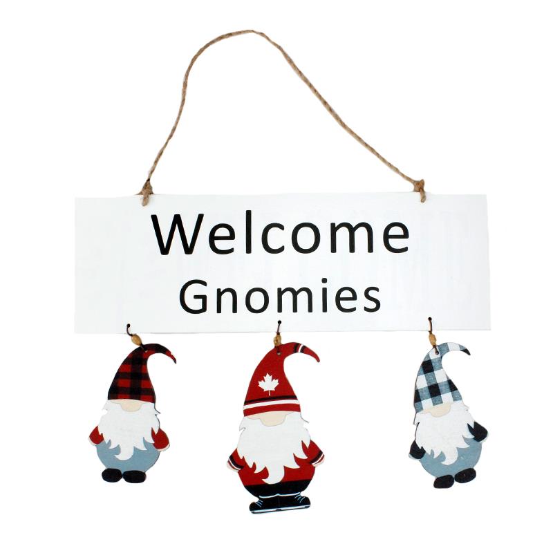 Welcome Gnomies sign