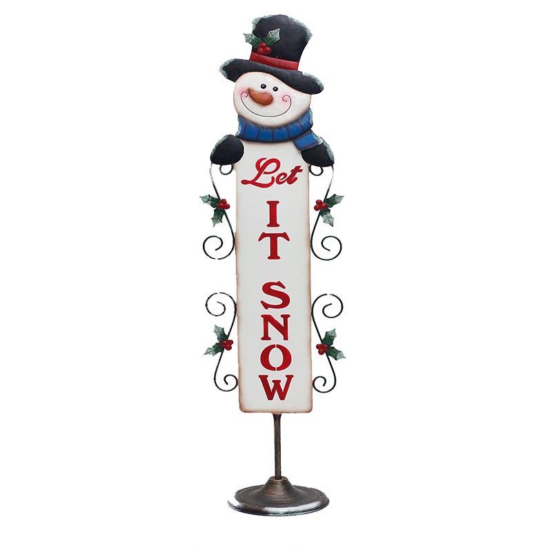 Snowman Porch Sign