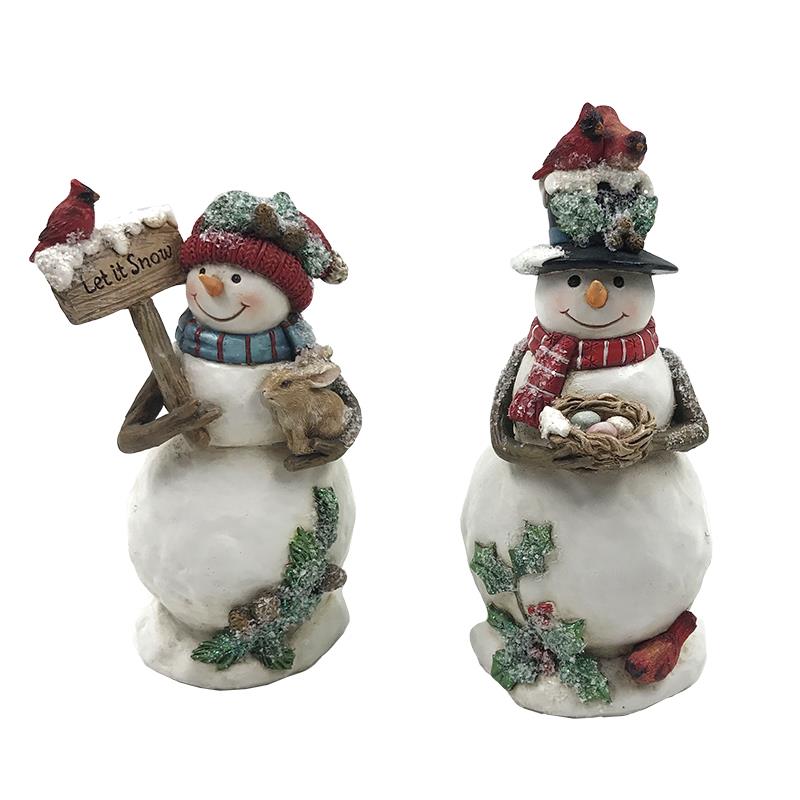 2 Asst. Snowman Couple