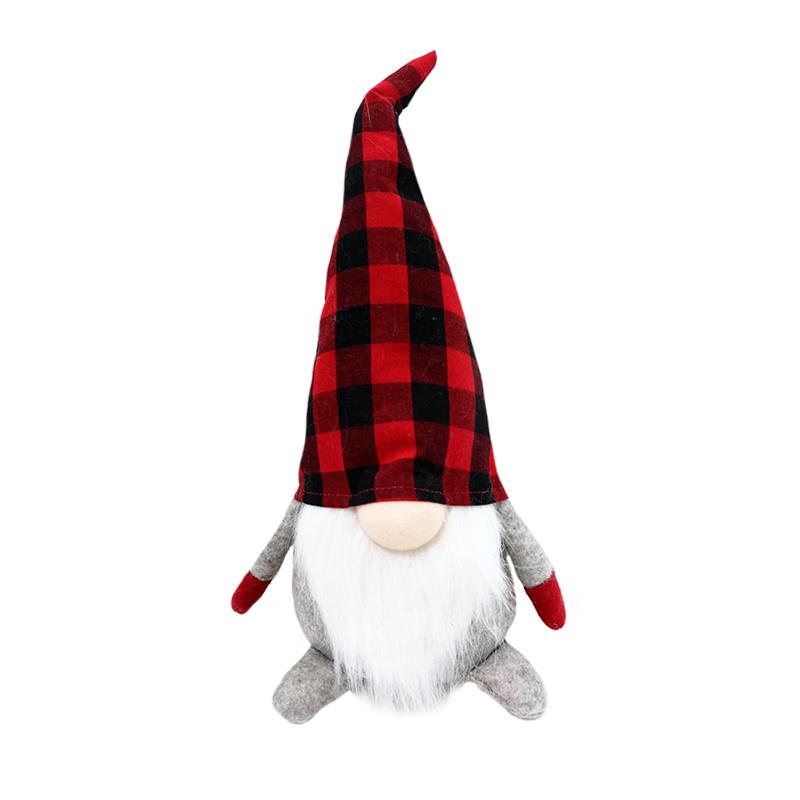 Gnome Large Buffalo Plaid