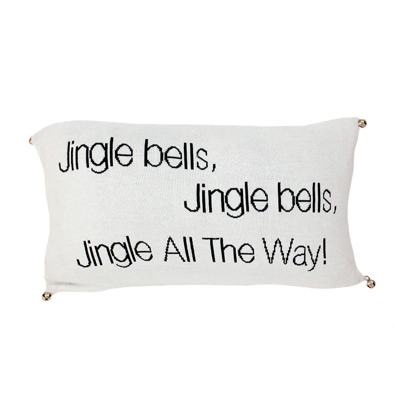 Jingle Bells Lumbar Pillow