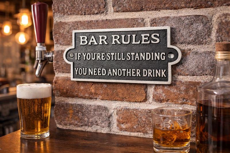 Bar Rules Sign
