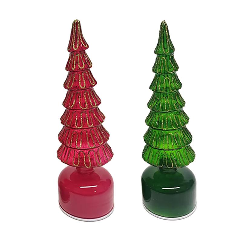 2 Asst LED Spinning Tree