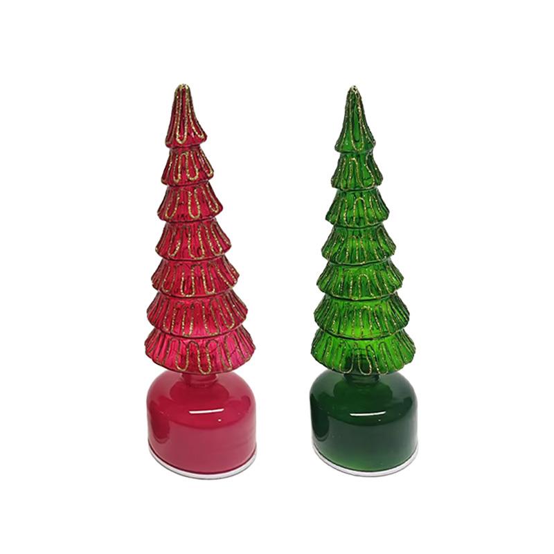 2 Asst LED Spinning Tree