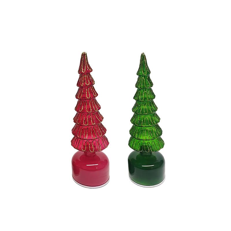 2 Asst LED Spinning Tree