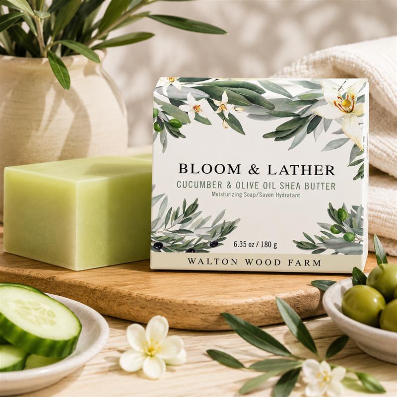 Soap Bar B & L Cucumber & Oliv