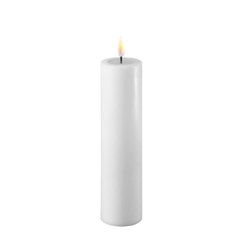 WHITE LED CANDLE 2x8 INCH