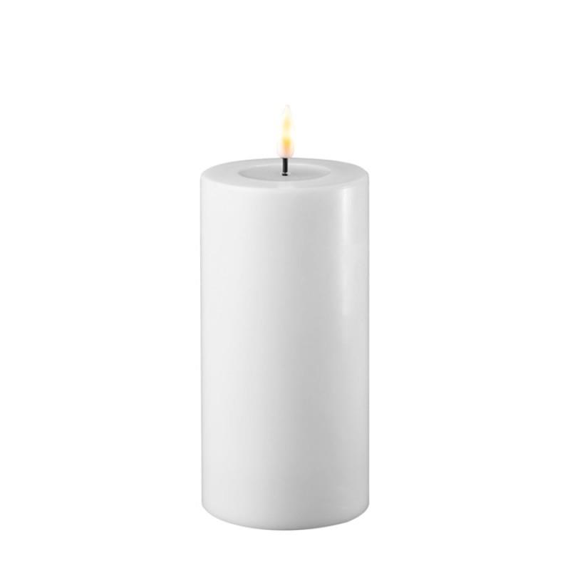 WHITE LED CANDLE 3x6 INCH