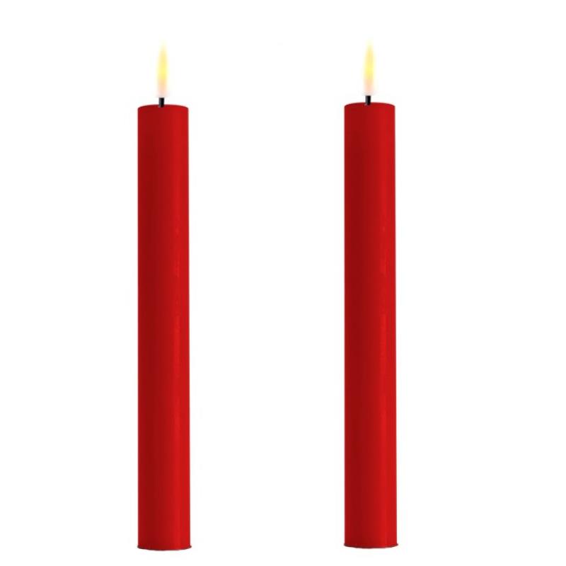 RED LED TAPERS 9.6 INCH