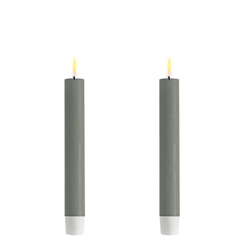 SAGE GREEN TAPERS 6 INCH