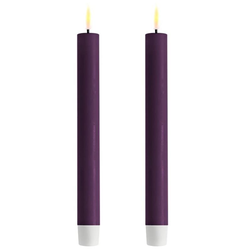 PURPLE LED TAPERS 9.6  INCH