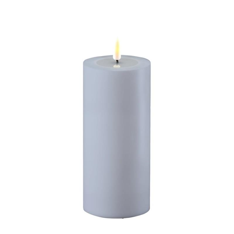 DUST BLUE OUTDOOR CANDLE 3x6