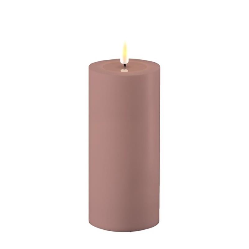DUST RED OUTDOOR CANDLE 3x6 IN