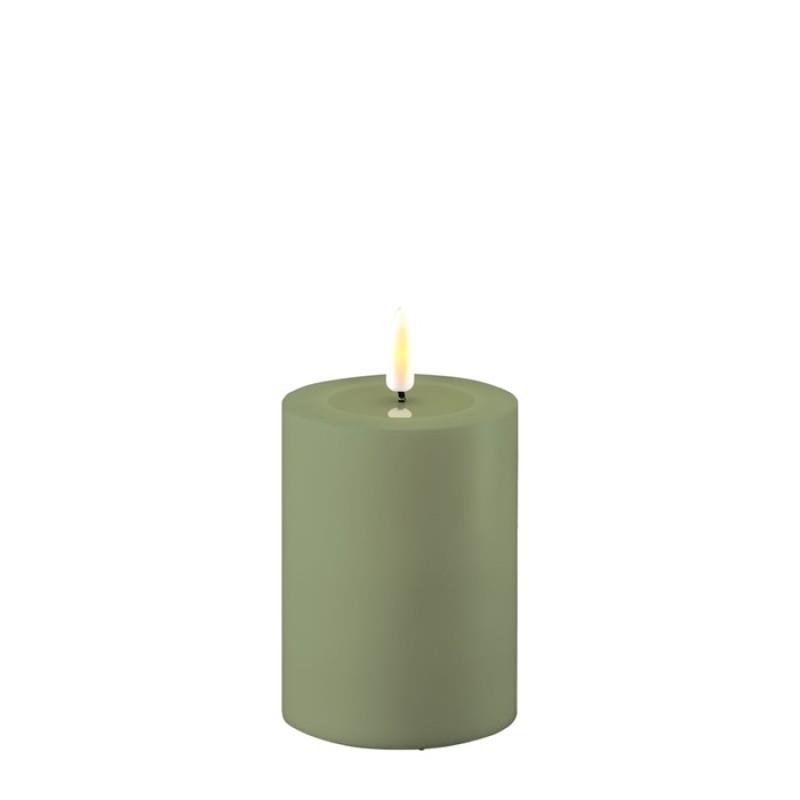 DUST GREEN OUTDOOR CANDLE 3x4