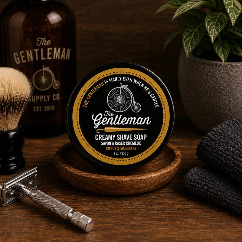 Creamy Shave Soap- Gentleman