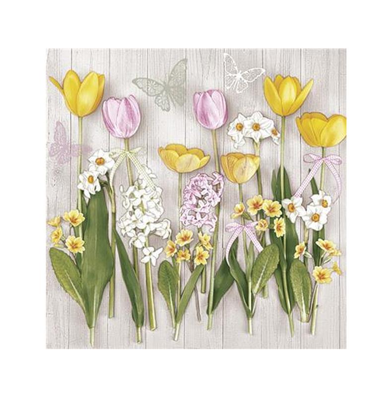 PAPER NAPKIN Tulips-Spring Flw