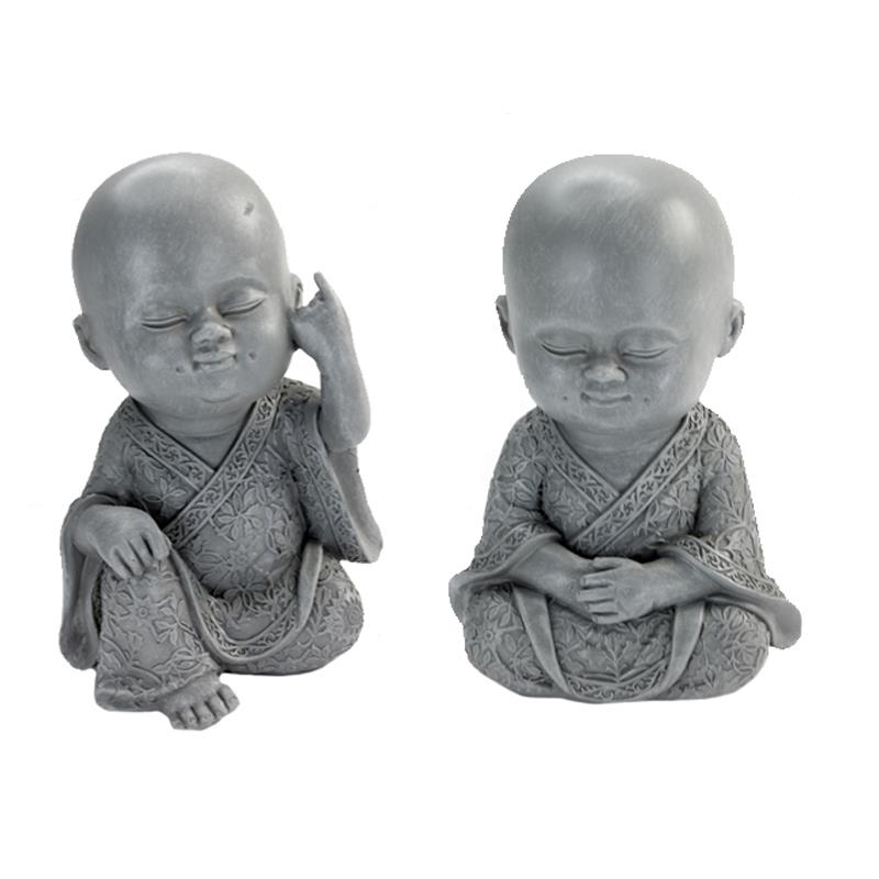 2 Asst. Baby Buddha Statues