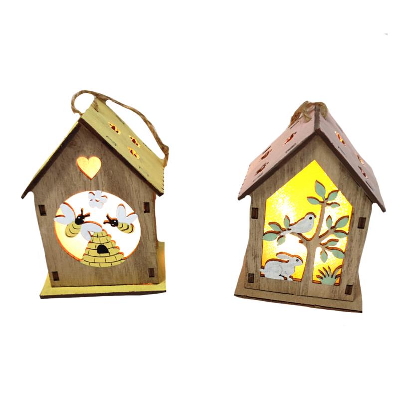 LED Houses 2 Assorted