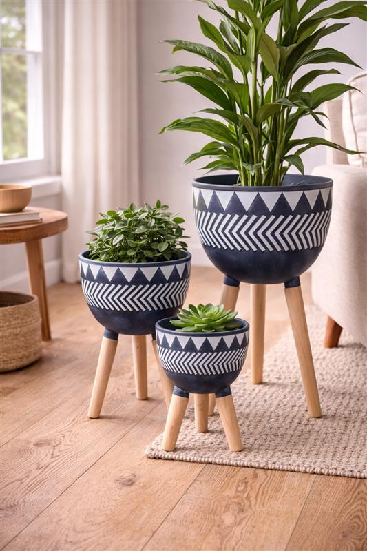 Set of 3 Tripod Planters