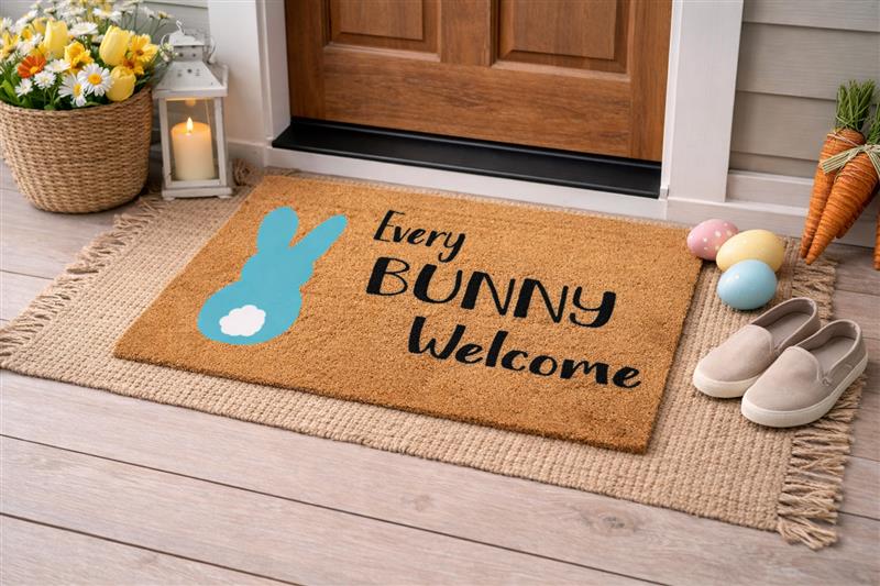 Every Bunny Welcome Doormat