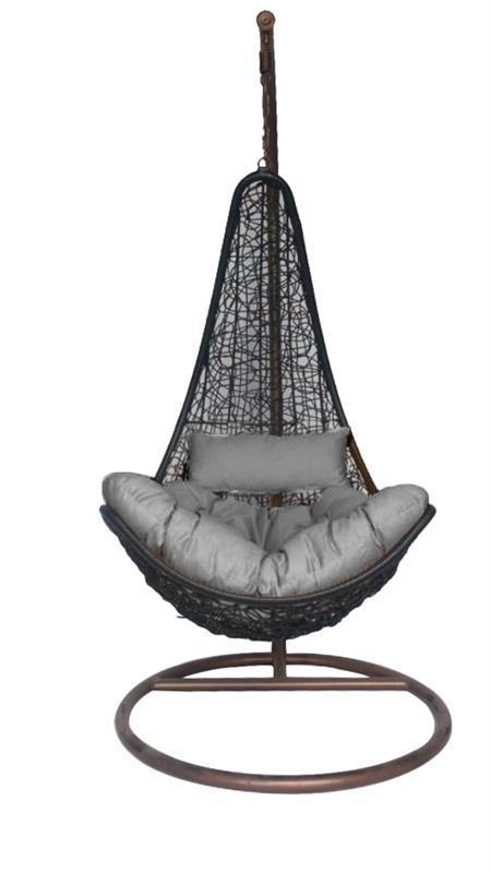 HANGING CHAIR GREY CUSHION