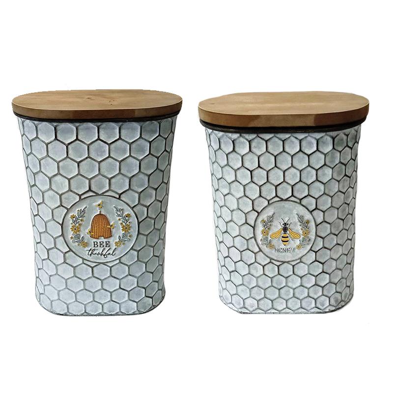 Set of 2 Bee Containers
