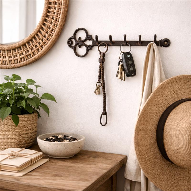 Cast Iron Key Rack