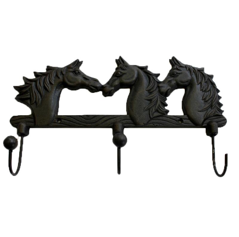 Cast Iron Horse Key Rack