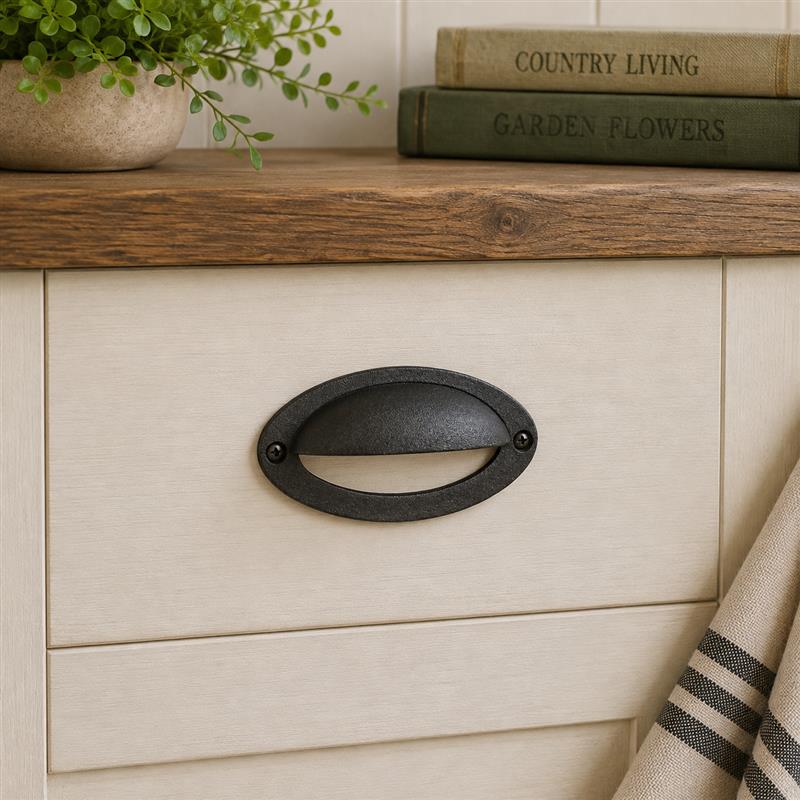 Cast iron Oval Handle
