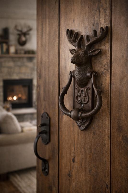 Cast Iron Deer Door Knocker