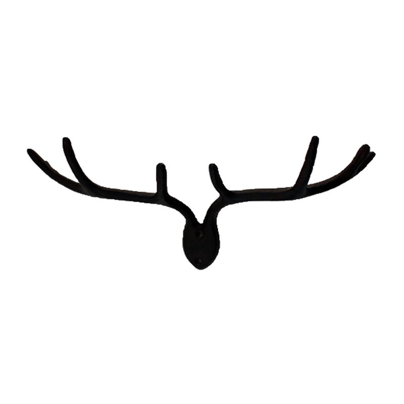 Cast Iron Deer Antlers Hook...