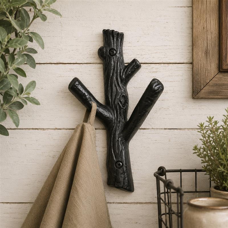 Cast Iron Branch Hook