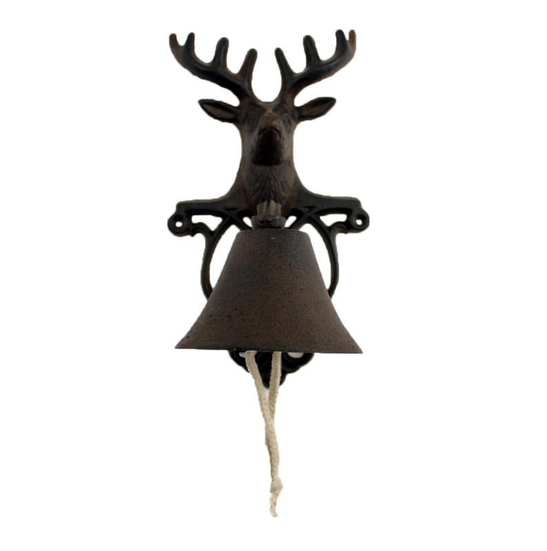 Cast Iron Deer Bell =