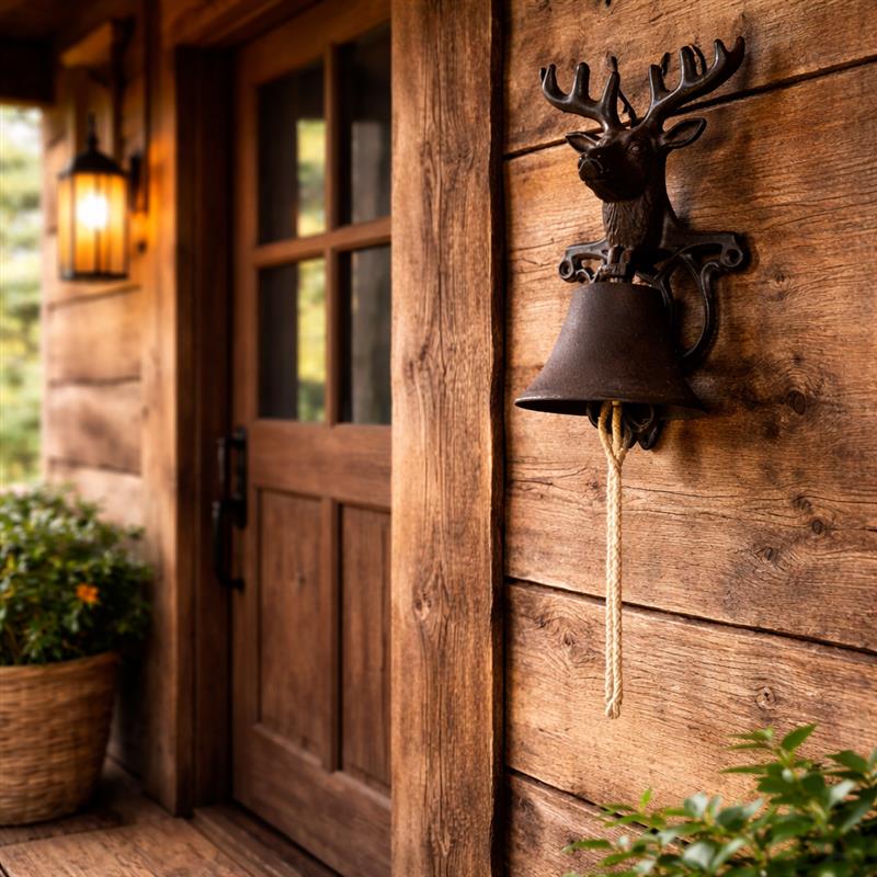 Cast Iron Deer Bell