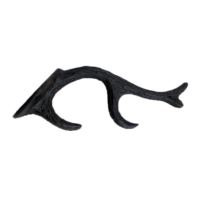 Cast Iron Single Antler Hook