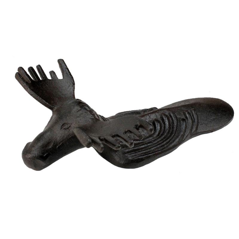 Cast Iron Moose Door Stop