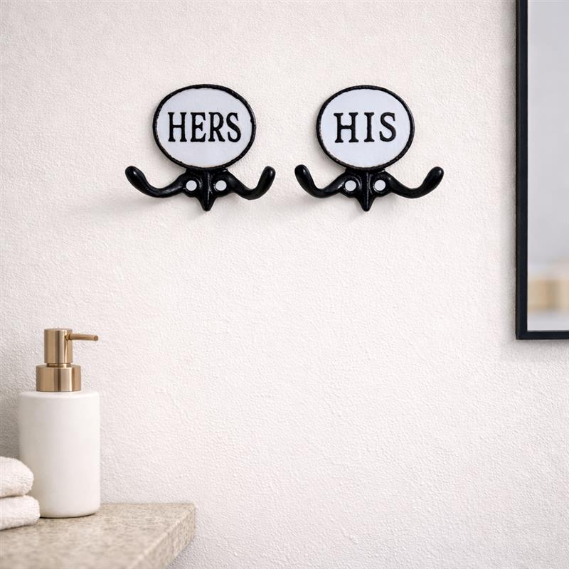 2 ASST His & Her Hooks