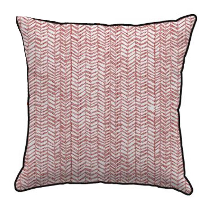 Outdoor Pillow Rust Chevrons