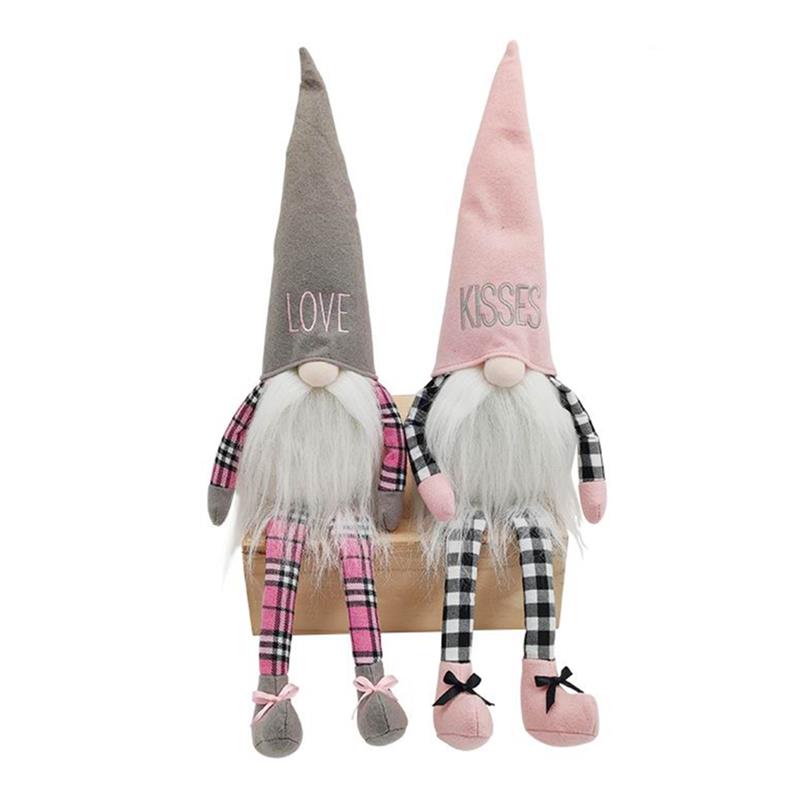 2 Asst Pink Gnomes
