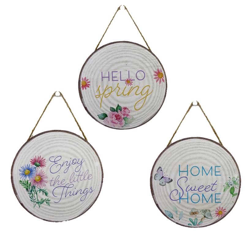 3 ASST Round Plaques