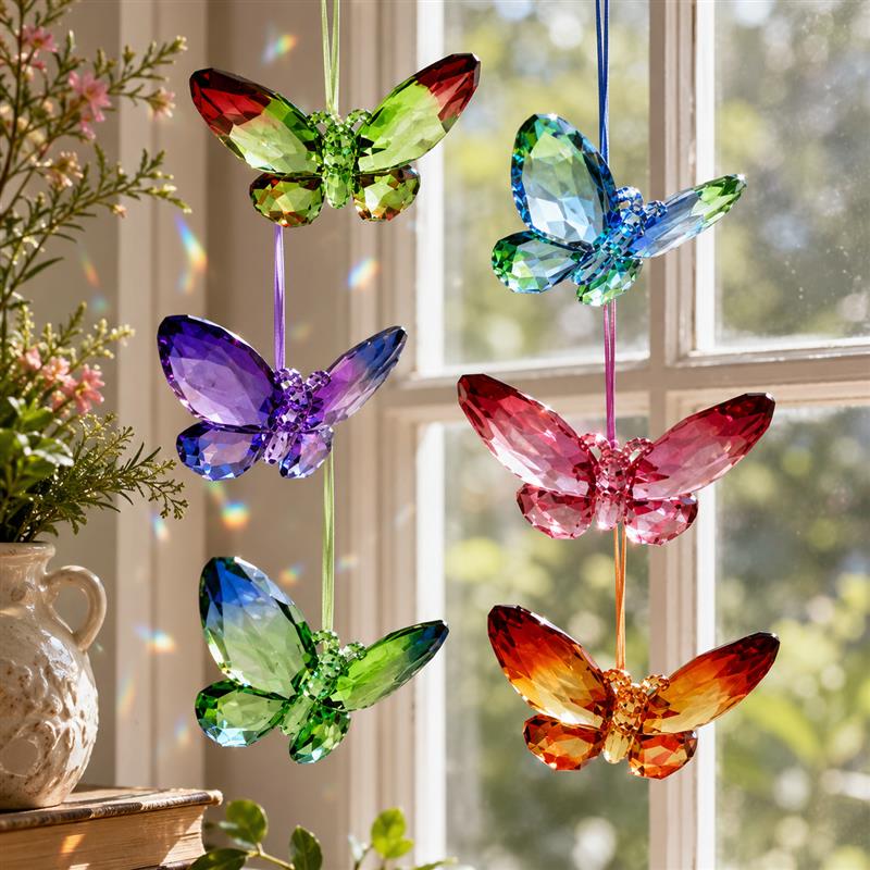 6 Ast. B-Fly Suncatchers AP
