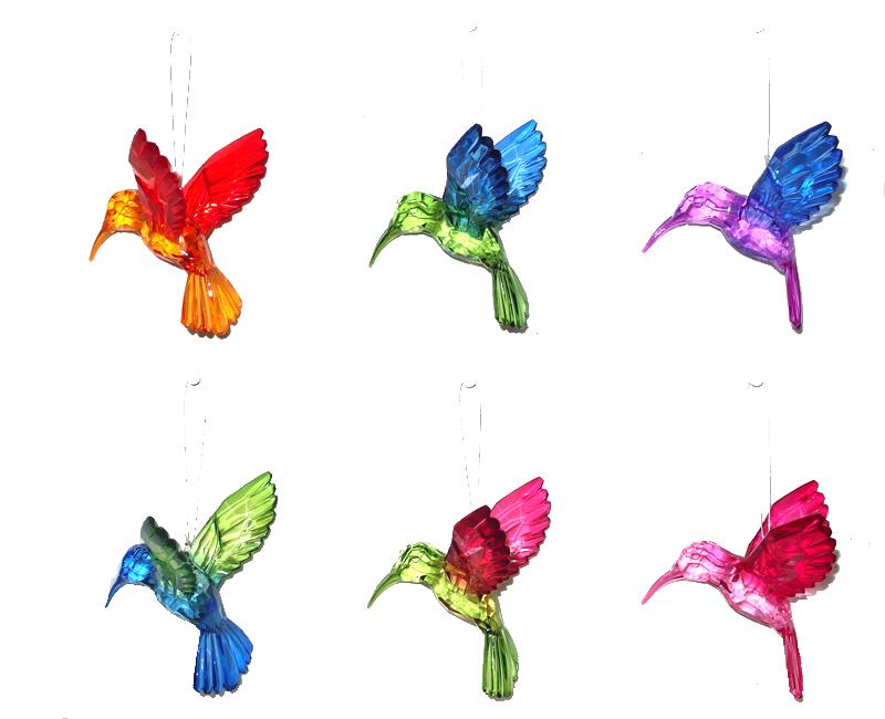 6 Asst. Hummingbird Suncatcher