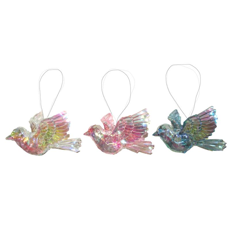 3 Asst.  Bird Suncatcher