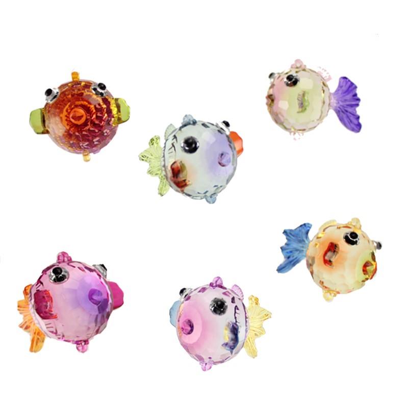 6 Asst.  Bubblefish Suncatcher