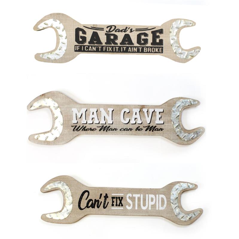 Wrench Plaques 3 Assorted