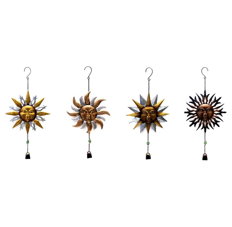 Sun Face Suncatchers With Bell